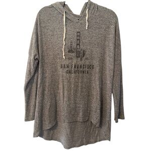 Gray San Francisco Graphic Hoodie